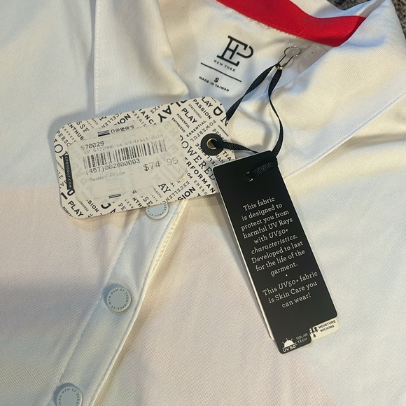 NWT EPNY Women's SPF 50 Golf Polo Shirt UV Protection Short Sleeve Small - Picture 3 of 5